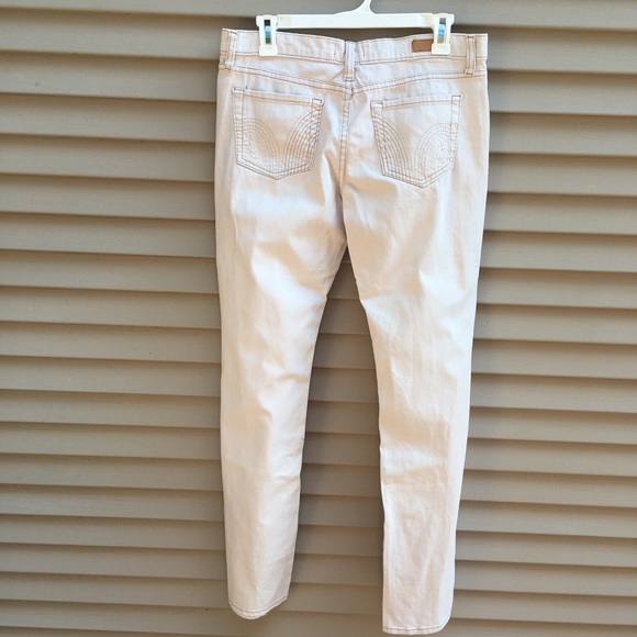 Piper boot cut jeans pants khaki cream tan - Picture 2 of 6